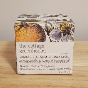 The Cottage Greenhouse Orange Blossom & Honey, Facial Mask 2 oz NIB